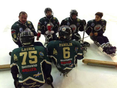 Ice sledge hockey: secondo turno di Campionato, sabato 5 e domenica 6 novembre